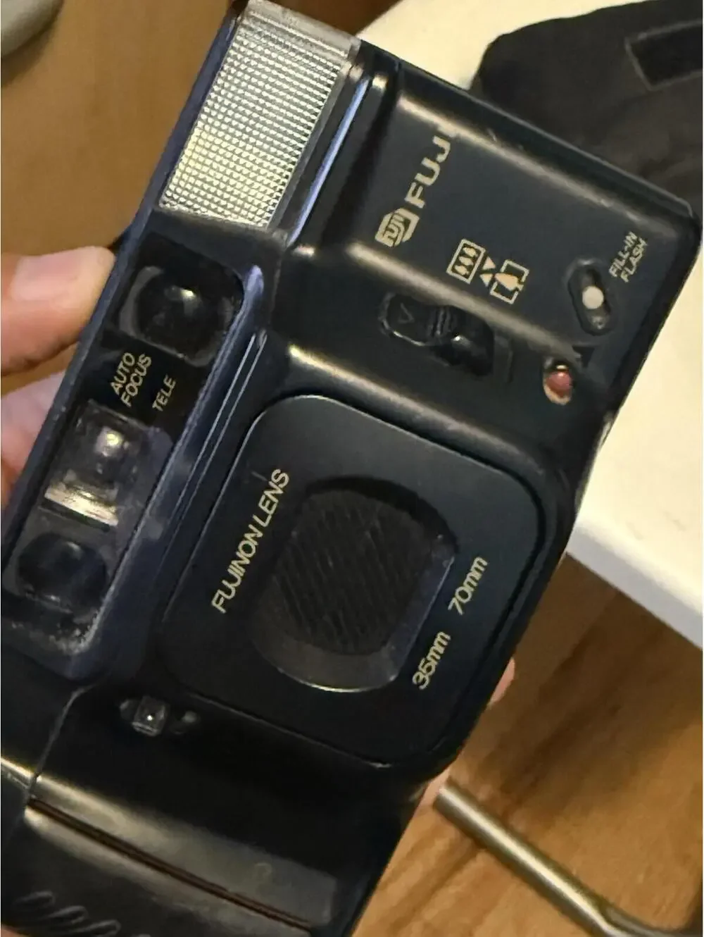 Fuji DL-400 Tele QD Auto Focus 35-70 Lens 35mm  Film Camera Point Shoot (Untes